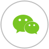 wechat-white sharing button